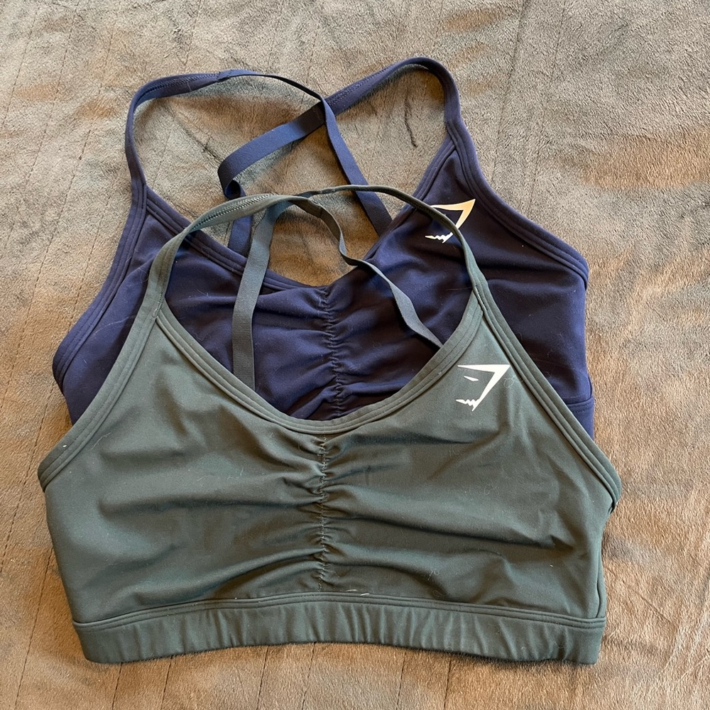 GYMSHARK RUCHED SPORTS BRA (set of 2)